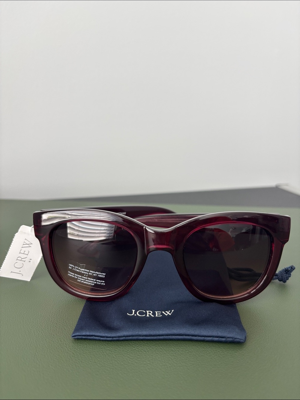 J. Crew Square-Frame Sunglasses
